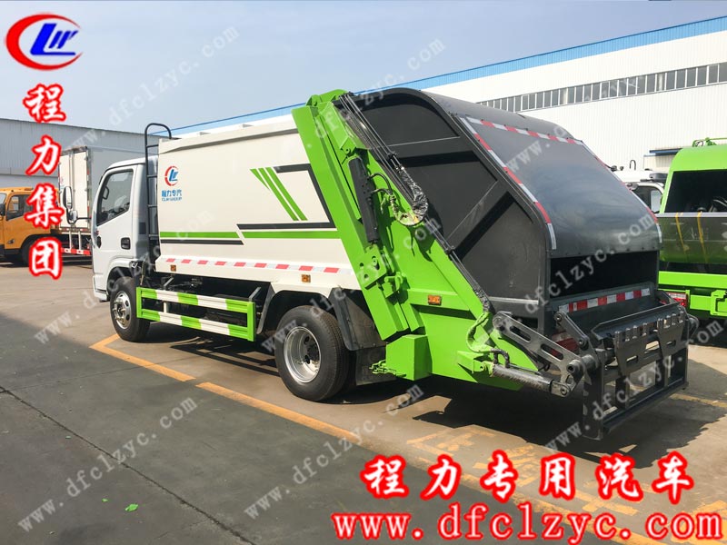 湖北程力專(zhuān)用汽車(chē)有限公司生產(chǎn)的國(guó)六東風(fēng)小多利卡壓縮垃圾車(chē)